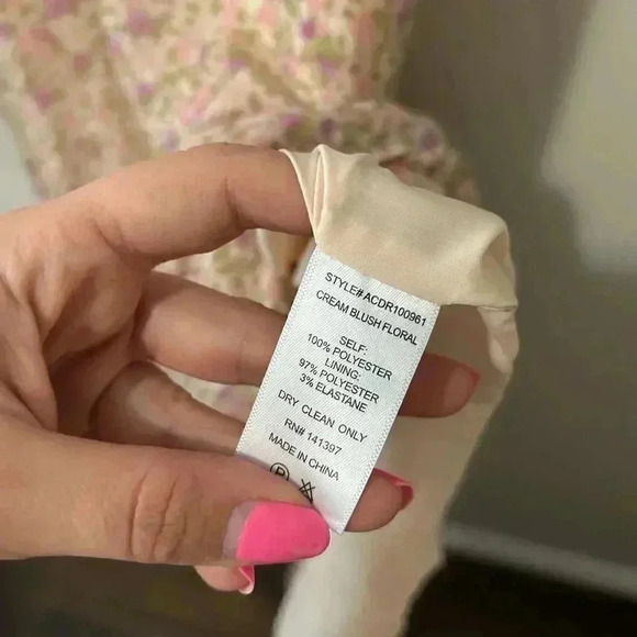 NWOT ASTR THE LABEL MAGNOLIA FLORAL RUFFLE HI-LO MAXI DRESS S - Picture 7 of 10